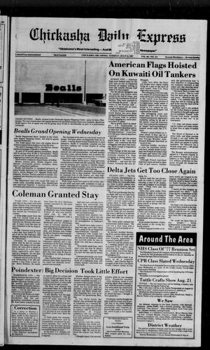 Chickasha Daily Express (Chickasha, Okla.), Vol. 96, No. 173, Ed. 1 Tuesday, July 21, 1987