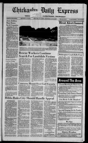 Chickasha Daily Express (Chickasha, Okla.), Vol. 96, No. 180, Ed. 1 Wednesday, July 29, 1987