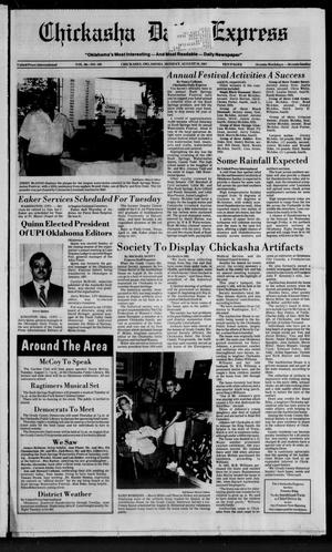Chickasha Daily Express (Chickasha, Okla.), Vol. 96, No. 190, Ed. 1 Monday, August 10, 1987
