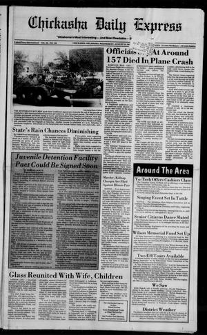 Primary view of object titled 'Chickasha Daily Express (Chickasha, Okla.), Vol. 96, No. 198, Ed. 1 Wednesday, August 19, 1987'.