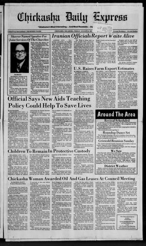 Chickasha Daily Express (Chickasha, Okla.), Vol. 96, No. 206, Ed. 1 Friday, August 28, 1987