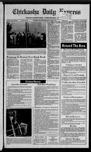 Chickasha Daily Express (Chickasha, Okla.), Vol. 96, No. 208, Ed. 1 Monday, August 31, 1987