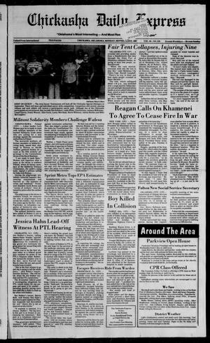 Chickasha Daily Express (Chickasha, Okla.), Vol. 96, No. 226, Ed. 1 Monday, September 21, 1987