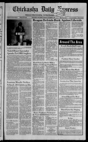 Chickasha Daily Express (Chickasha, Okla.), Vol. 96, No. 245, Ed. 1 Tuesday, October 13, 1987