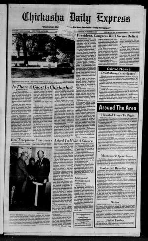 Chickasha Daily Express (Chickasha, Okla.), Vol. 96, No. 252, Ed. 1 Wednesday, October 21, 1987