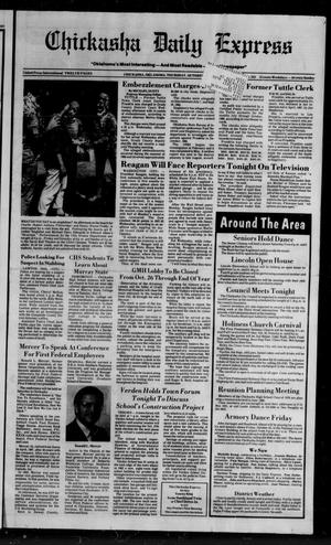 Chickasha Daily Express (Chickasha, Okla.), Vol. 96, No. 253, Ed. 1 Thursday, October 22, 1987