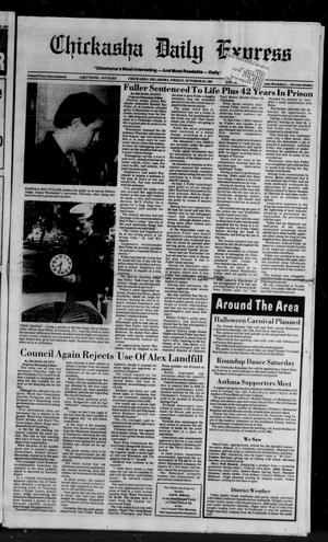 Chickasha Daily Express (Chickasha, Okla.), Vol. 96, No. 254, Ed. 1 Friday, October 23, 1987