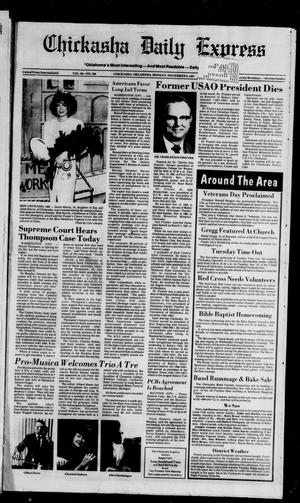 Chickasha Daily Express (Chickasha, Okla.), Vol. 96, No. 268, Ed. 1 Monday, November 9, 1987