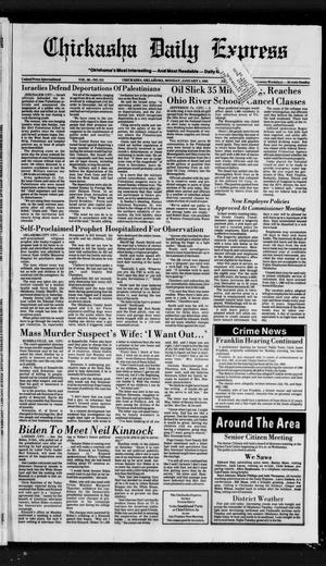 Chickasha Daily Express (Chickasha, Okla.), Vol. 96, No. 315, Ed. 1 Monday, January 4, 1988