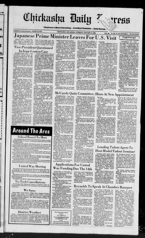 Chickasha Daily Express (Chickasha, Okla.), Vol. 96, No. 322, Ed. 1 Tuesday, January 12, 1988