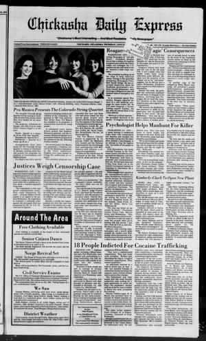 Chickasha Daily Express (Chickasha, Okla.), Vol. 96, No. 330, Ed. 1 Thursday, January 21, 1988