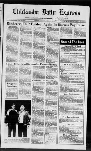 Chickasha Daily Express (Chickasha, Okla.), Vol. 96, No. 346, Ed. 1 Tuesday, February 9, 1988
