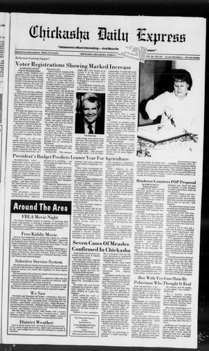 Chickasha Daily Express (Chickasha, Okla.), Vol. 96, No. 355, Ed. 1 Friday, February 19, 1988