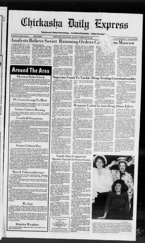 Chickasha Daily Express (Chickasha, Okla.), Vol. 96, No. 363, Ed. 1 Monday, February 29, 1988