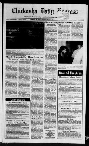 Chickasha Daily Express (Chickasha, Okla.), Vol. 96, No. 372, Ed. 1 Thursday, March 10, 1988