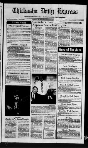 Chickasha Daily Express (Chickasha, Okla.), Vol. 96, No. 373, Ed. 1 Friday, March 11, 1988