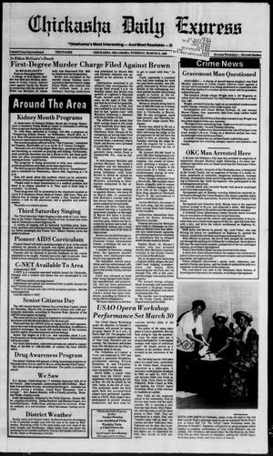 Chickasha Daily Express (Chickasha, Okla.), Vol. 97, No. 3, Ed. 1 Tuesday, March 15, 1988