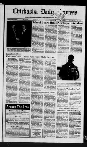 Chickasha Daily Express (Chickasha, Okla.), Vol. 97, No. 5, Ed. 1 Thursday, March 17, 1988