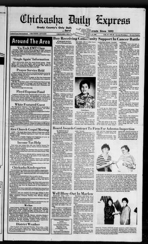 Chickasha Daily Express (Chickasha, Okla.), Vol. 97, No. 28, Ed. 1 Wednesday, April 13, 1988