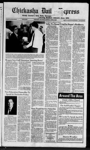 Chickasha Daily Express (Chickasha, Okla.), Vol. 97, No. 33, Ed. 1 Tuesday, April 19, 1988