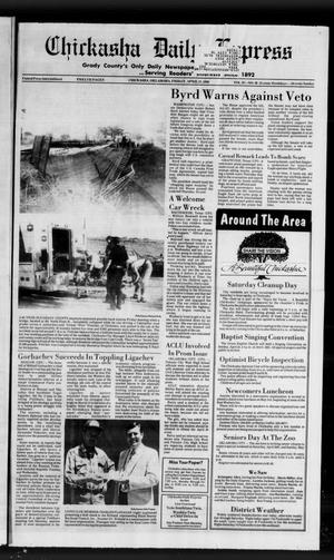 Chickasha Daily Express (Chickasha, Okla.), Vol. 97, No. 36, Ed. 1 Friday, April 22, 1988