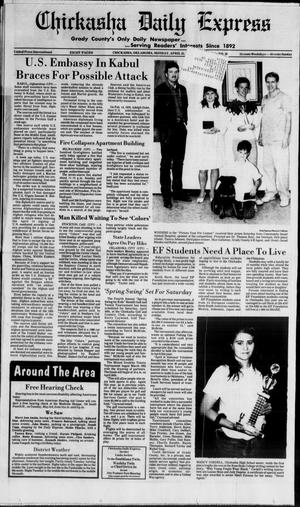 Chickasha Daily Express (Chickasha, Okla.), Vol. 97, No. 38, Ed. 1 Monday, April 25, 1988