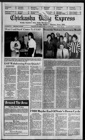 Chickasha Daily Express (Chickasha, Okla.), Vol. 97, No. 181, Ed. 1 Sunday, October 9, 1988