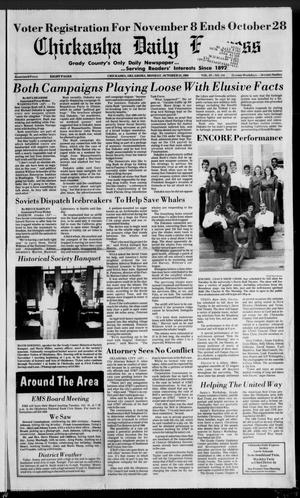 Chickasha Daily Express (Chickasha, Okla.), Vol. 97, No. 194, Ed. 1 Monday, October 24, 1988