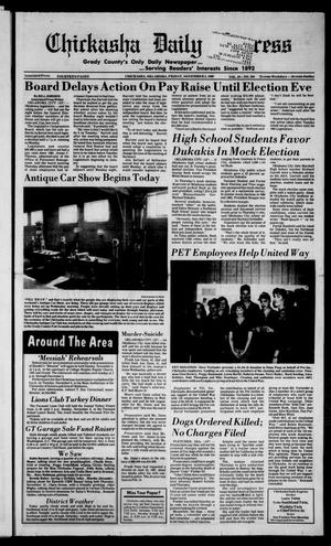 Chickasha Daily Express (Chickasha, Okla.), Vol. 97, No. 204, Ed. 1 Friday, November 4, 1988