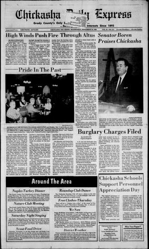 Chickasha Daily Express (Chickasha, Okla.), Vol. 97, No. 214, Ed. 1 Wednesday, November 16, 1988