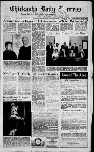 Primary view of object titled 'Chickasha Daily Express (Chickasha, Okla.), Vol. [97], No. [234], Ed. 1 Sunday, December 11, 1988'.