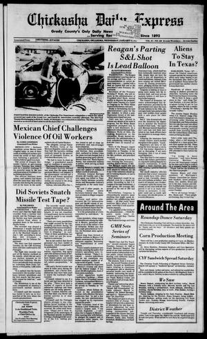 Chickasha Daily Express (Chickasha, Okla.), Vol. 97, No. 259, Ed. 1 Wednesday, January 11, 1989