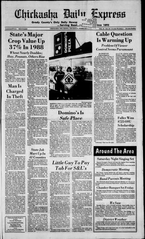 Chickasha Daily Express (Chickasha, Okla.), Vol. 97, No. 278, Ed. 1 Thursday, February 2, 1989