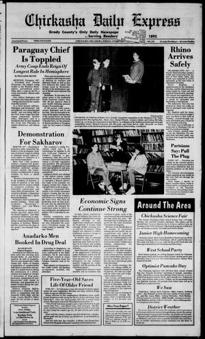Chickasha Daily Express (Chickasha, Okla.), Vol. [97], No. 279, Ed. 1 Friday, February 3, 1989