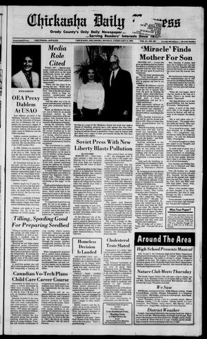 Chickasha Daily Express (Chickasha, Okla.), Vol. 97, No. 287, Ed. 1 Monday, February 13, 1989