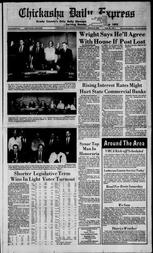 Chickasha Daily Express (Chickasha, Okla.), Vol. 98, No. 4, Ed. 1 Wednesday, March 15, 1989