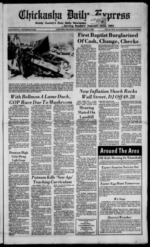 Chickasha Daily Express (Chickasha, Okla.), Vol. 98, No. 6, Ed. 1 Friday, March 17, 1989