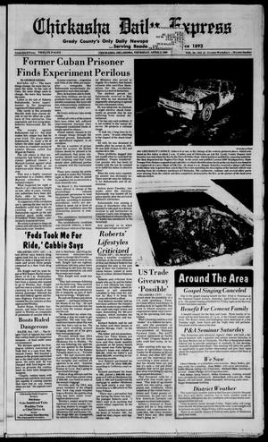 Chickasha Daily Express (Chickasha, Okla.), Vol. 98, No. 23, Ed. 1 Thursday, April 6, 1989