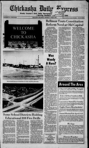Chickasha Daily Express (Chickasha, Okla.), Vol. 98, No. 35, Ed. 1 Thursday, April 20, 1989