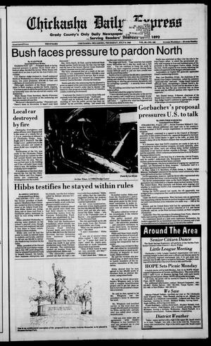 Chickasha Daily Express (Chickasha, Okla.), Vol. 98, No. 100, Ed. 1 Thursday, July 6, 1989