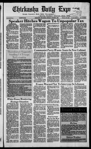 Chickasha Daily Express (Chickasha, Okla.), Vol. 98, No. 139, Ed. 1 Monday, August 21, 1989