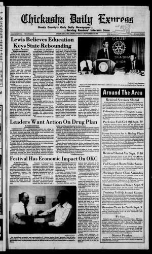 Chickasha Daily Express (Chickasha, Okla.), Vol. 98, No. 155, Ed. 1 Friday, September 8, 1989