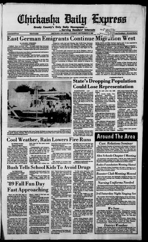 Chickasha Daily Express (Chickasha, Okla.), Vol. [98], No. [158], Ed. 1 Tuesday, September 12, 1989