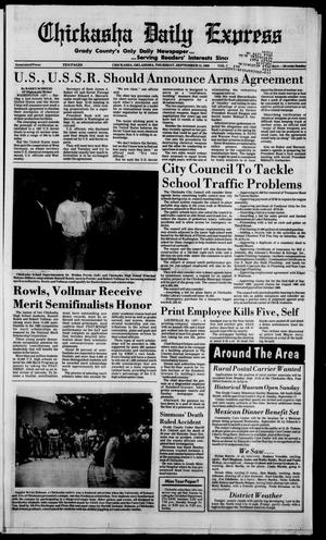 Chickasha Daily Express (Chickasha, Okla.), Vol. [98], No. [160], Ed. 1 Thursday, September 14, 1989