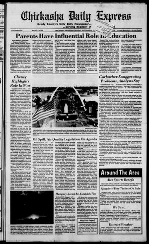 Chickasha Daily Express (Chickasha, Okla.), Vol. [98], No. 163, Ed. 1 Monday, September 18, 1989