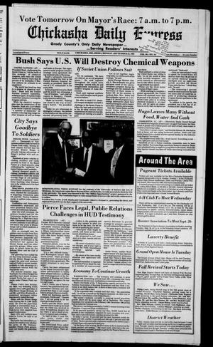 Chickasha Daily Express (Chickasha, Okla.), Vol. 98, No. 169, Ed. 1 Monday, September 25, 1989