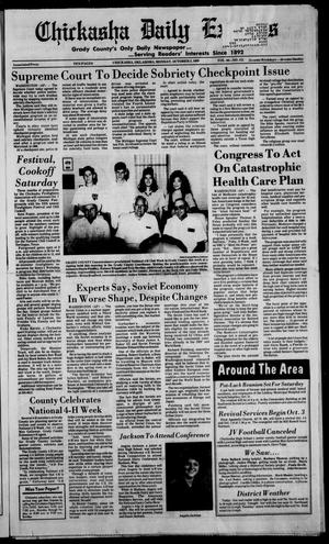 Chickasha Daily Express (Chickasha, Okla.), Vol. 98, No. 175, Ed. 1 Monday, October 2, 1989