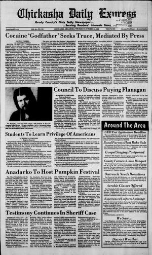 Chickasha Daily Express (Chickasha, Okla.), Vol. 98, No. 184, Ed. 1 Thursday, October 12, 1989