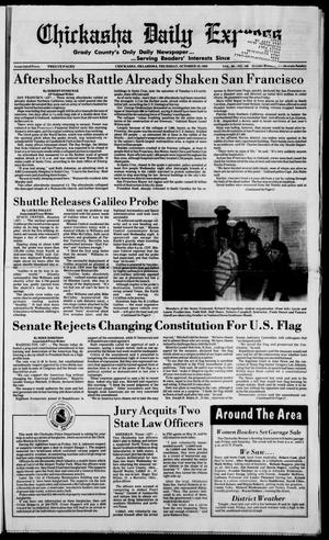 Chickasha Daily Express (Chickasha, Okla.), Vol. 98, No. 190, Ed. 1 Thursday, October 19, 1989