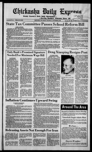Chickasha Daily Express (Chickasha, Okla.), Vol. 98, No. 208, Ed. 1 Thursday, November 9, 1989